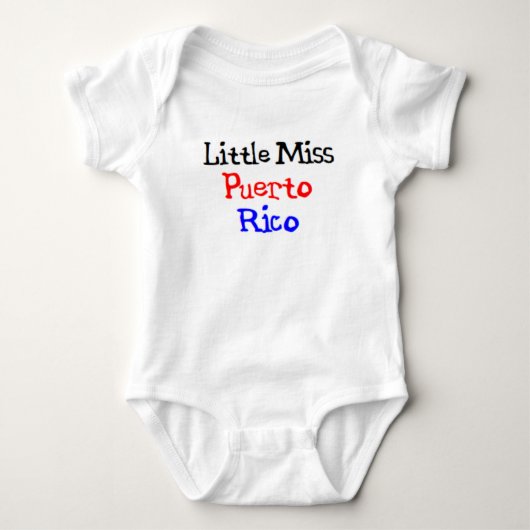 Puerto Ricaanse kleine meisje Romper (Voorkant)