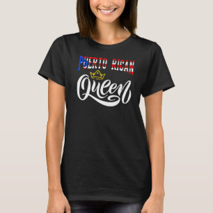 Puerto Ricaanse koningin Puerto Rico Boricua Puert T-shirt