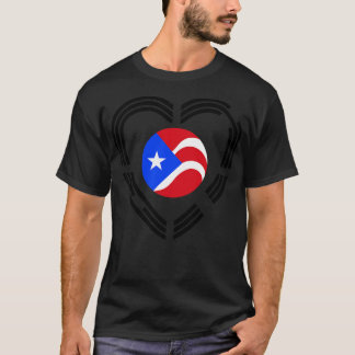 Puerto Ricaanse Koreaanse Multinationale Patriot F T-shirt