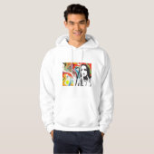 Puerto Ricaanse kunst heren pullover hoodie (Voorkant volledig)