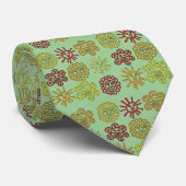 Puerto Ricaanse multi-sun groene stropdas (Opgerold)