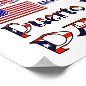 Puerto Ricaanse onderdelen Poster (Hoek)