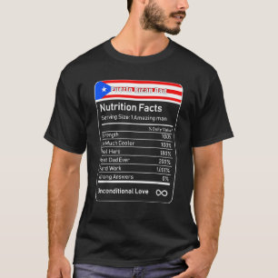 Puerto Ricaanse Pap Voeding Feiten T Shirt