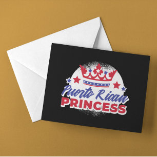 Puerto Ricaanse prinses Schattige Boricua Girl Pri Briefkaart