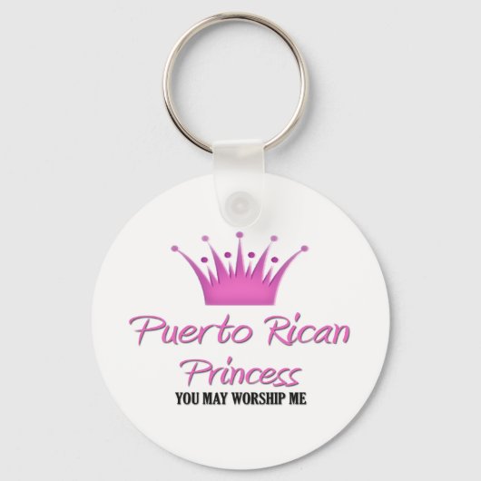 Puerto Ricaanse prinses Sleutelhanger (Voorkant)