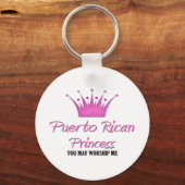 Puerto Ricaanse prinses Sleutelhanger (Voorkant)