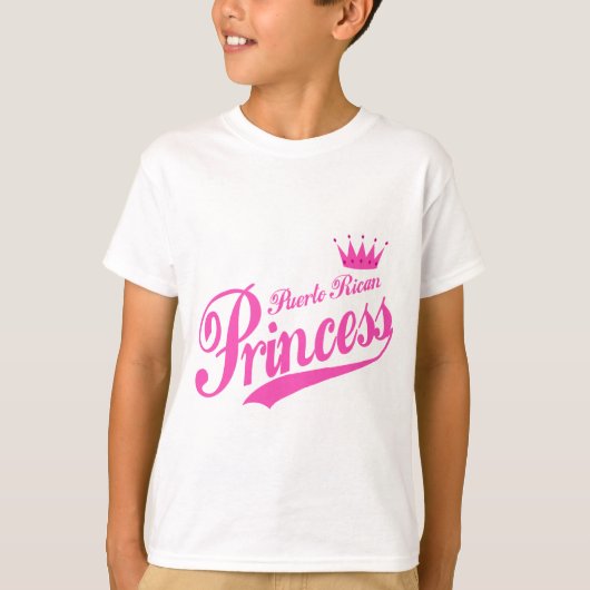 Puerto Ricaanse prinses T-shirt (Voorkant)