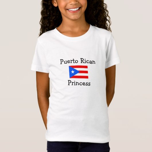 Puerto Ricaanse prinses T-shirt (Voorkant)