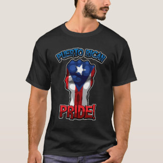 Puerto Ricaanse trots verheven vuist voor Puerto R T-shirt