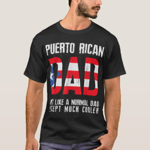 Puerto Ricaanse vader als normaal, behalve koeler T-shirt