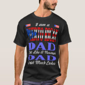 Puerto Ricaanse vader, net als normale veel koeler T-shirt (Voorkant)