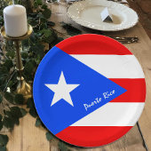 Puerto Ricaanse vlag borden, feest, Puerto Rico Papieren Bordje