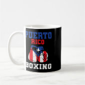 Puerto Ricaanse vlag Boxing Glove Rico Pride Boxin Koffiemok (Links)