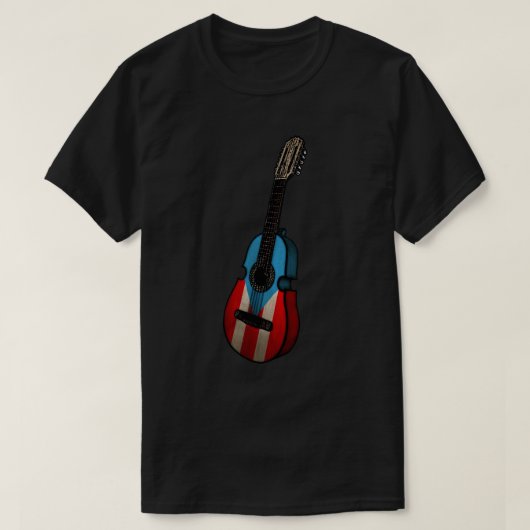 Puerto Ricaanse vlag Cuatro T-shirt (Design voorkant)