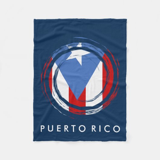 Puerto Ricaanse vlag Fleece Deken (Voorkant)