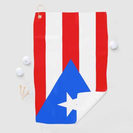 Puerto Ricaanse Vlag & golf Puerto Rico / sport Golfhanddoek (Insitu)