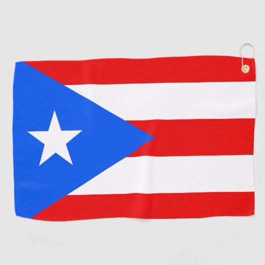 Puerto Ricaanse Vlag & golf Puerto Rico / sport Golfhanddoek (Horizontaal)
