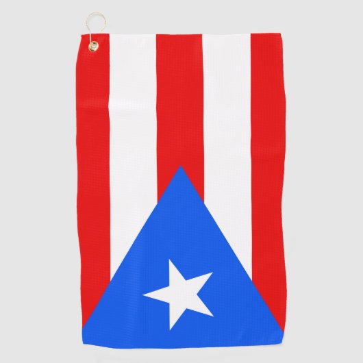 Puerto Ricaanse Vlag & golf Puerto Rico / sport Golfhanddoek (Voorkant)