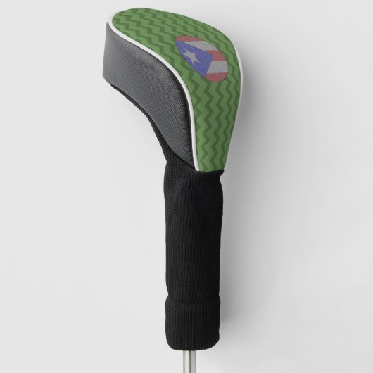 Puerto Ricaanse vlag Golfheadcover (Schuin)