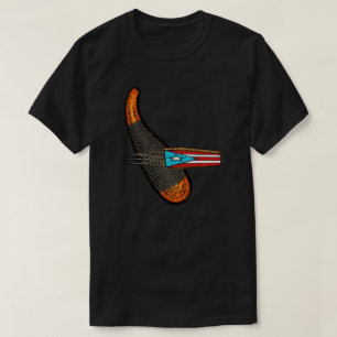 Puerto Ricaanse vlag Guiro Boricua-instrumenten T-shirt