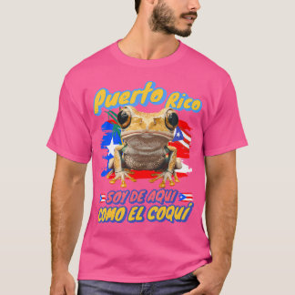 Puerto Ricaanse vlag Idee voor mannen met Coque Fr T-shirt
