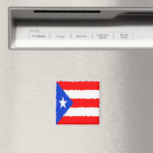 Puerto Ricaanse vlag Magneet (Insitu (Vaatwasser))