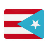 Puerto Ricaanse vlag Magneet (Horizontaal)