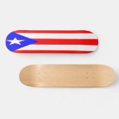 Puerto Ricaanse vlag Persoonlijk Skateboard (Horizontaal)