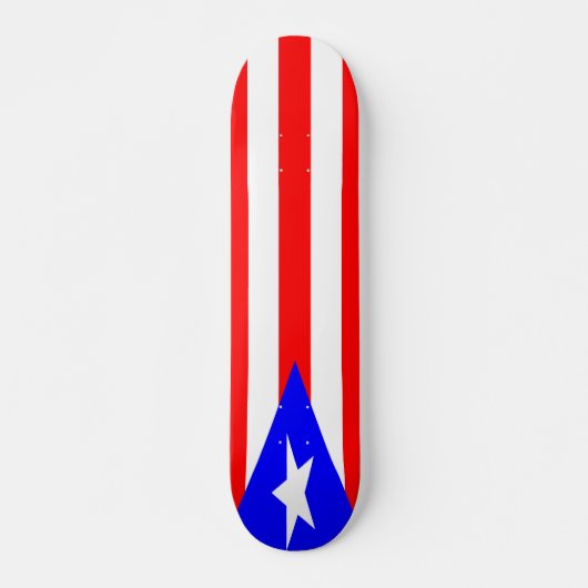 Puerto Ricaanse vlag Persoonlijk Skateboard (Voorkant)
