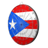 Puerto Ricaanse vlag (Puerto Rico) Dartbord (Voorkant Rechts)
