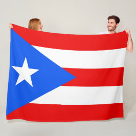 Puerto Ricaanse vlag (Puerto Rico) Fleece Deken