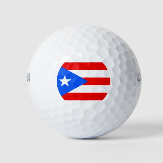 Puerto Ricaanse vlag (Puerto Rico) Golfballen (Voorkant)