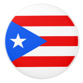 Puerto Ricaanse vlag (Puerto Rico) Keramische Knop