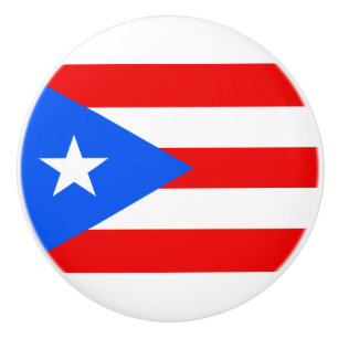 Puerto Ricaanse vlag (Puerto Rico) Keramische Knop