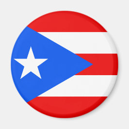Puerto Ricaanse vlag (Puerto Rico) Magneet