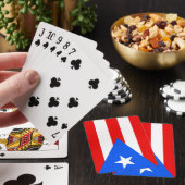 Puerto Ricaanse vlag (Puerto Rico) Pokerkaarten (Insitu)