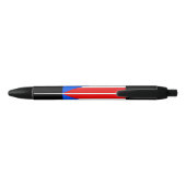 Puerto Ricaanse vlag (Puerto Rico) Zwarte Inkt Pen (Achterkant)