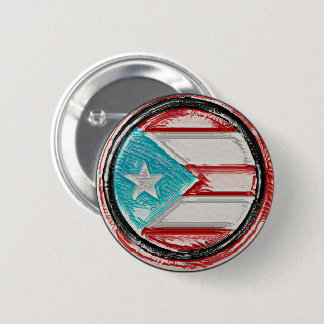 Puerto Ricaanse vlag Ronde Pin Ronde Button 5,7 Cm