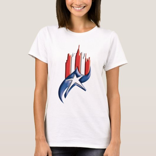 Puerto Ricaanse vlag T-shirt (Voorkant)