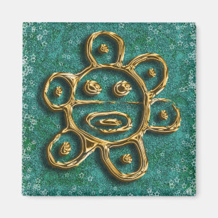 Puerto Ricaanse zon petroglyph magneet