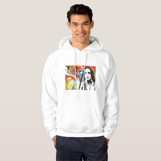 Puerto Rican Art Men's Pullover Hoodie (Voorkant volledig)