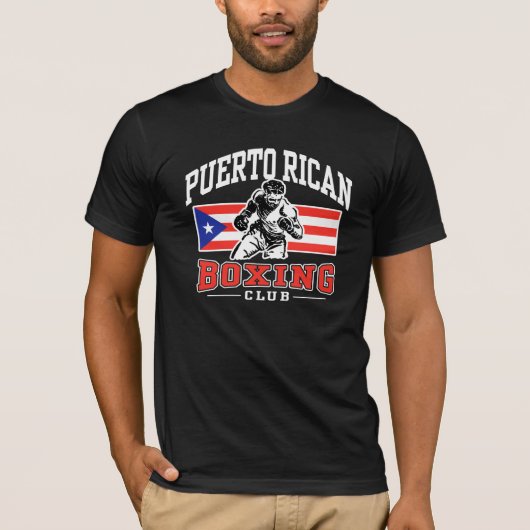 Puerto Rican Boxing T-shirt (Voorkant)