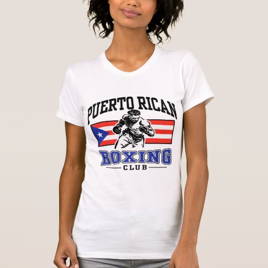 Puerto Rican Boxing T-shirt (Voorkant)