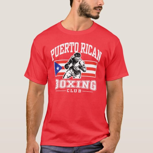 Puerto Rican Boxing T-shirt (Voorkant)