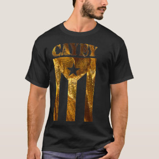 Puerto Rican Cayey Gold Boricua, Puerto Rico Flag T-shirt