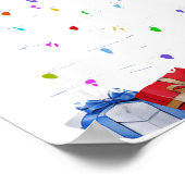 Puerto Rican Christmas Tree Lights Food Traditions Poster (Hoek)