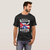 Puerto rican Cuban halve Cuban halve Puerto rican  T-shirt (Voorkant volledig)
