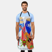 Puerto Rican Cultural Cooking Gift Apron Schort (Gedragen)