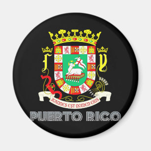 Puerto Rican Emblem Magneet