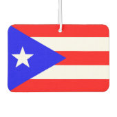 Puerto Rican Flag Air Freshener Luchtverfrisser (Voorkant)